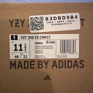 Yeezy Slate/Onyx Knit Sneakers